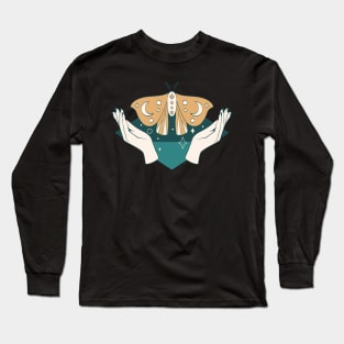 Moth energy healing Long Sleeve T-Shirt